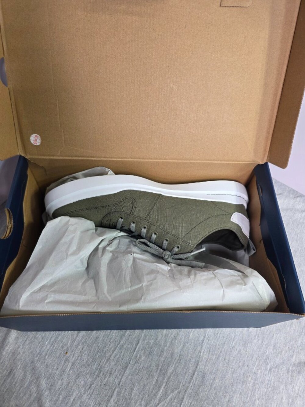 Cole Haan GrandPro Rally Canvas Court Sneakers Dusty Olive Mens 11 Worn Once